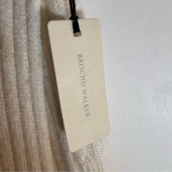 BROCHU WALKER Sz S Flavie Skirt Faux Wrap Ribbed Knit Wool Cashmere Blend NEW - Picture 2 of 9